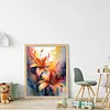 Yellow Lily-11CT Stamped Cross Stitch 40*50cm/15.75*19.69in