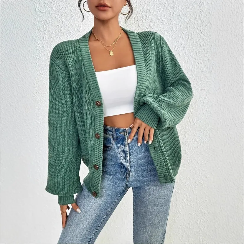 Athvotar Athvotar Hooded Knitted Cardigan Women's Long Sweater Women's Coat In The Autumn And Winter Of 2025