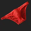 Men's T-Back Thongs Sexy lace Erotic Low Rise G-String Briefs Bulge Pouch Underwear