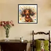 (US Local)Paint By Numbers Kit On Canvas DIY Oil Art Dachshund Picture Home Decor40x40cm