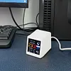Mini Smart WIFI Weather Station Clock DIY Cute GIF Animations Desktop Decoration
