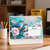 Diamond Painting Parrot 2027 Paper Calendar Monthly Flip Tabletop Calendar Kit