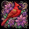 Diamond Painting-DIY Crystal Rhinestone Cardinal
