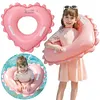 Heart Shape Baby Swim Ring Tube Leakproof Toddler Swimming Ring for Kids Toddles