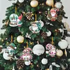 (US Local)6pcs Xmas Gnome  DIY Diamond Painting Art Pendant Wall Door Decoration