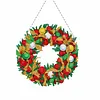 DIY Christmas Wreath Art Acylic Crystal Rhinestone Hanging Craft Kits