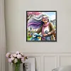 Diamond Painting-DIY Full Round Drill Elderly Lady