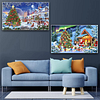 2Pack Xmas-Full Round Diamond Painting(70x40cm)