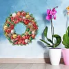 Diamond Painting Christmas Wreath Pendant