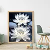 Lotus-14CT Stamped Cross Stitch 40*50cm/15.75*19.69in