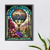 Diamond Painting-DIY Full Round Drill Stained Glass Hot Air Balloon(50*40 CM)