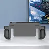 TPU Case for Switch 2 Ergonomic Handle Grip Cover with Stand Protective Case