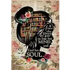Book Girl-11CT Stamped/Counted Cross Stitch 45*65cm/17.72*25.59in (Big Size)