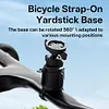 Bike Handlebar Computer Holder 360 Rotation Bike Taillight Bracket for Garmin