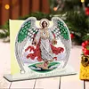 Acrylic Jesus 5D DIY Diamond Art Paper Towel Storage Rack Decor for Home Decor