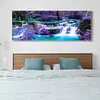 Diamond Painting-5D Full Square Drill Purplr Waterfall(80x40cm)