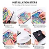 Mandala Elephant Special Shape 5D Diamond Painting Clock Art Craft for Wall Desk