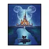 11CT Counted/Stamped Cross Stitch - - Mickey And Minnie 40*50cm
