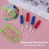 Anti fatigue Elbow Point Drill Pen DIY Stick Bead Tool for Diamond Painting (Random Color)DIY Diamond Art Accessories