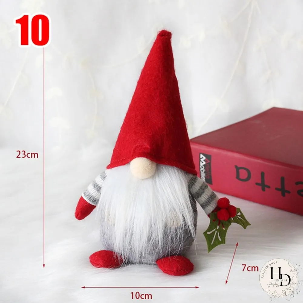 34Styles Swedish Tomte Dwarf Faceless Plush Doll Rudolph Gnomes Dwarf Santa Claus Elf Doll Ornaments