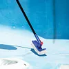 180 Degree Rotating Hand Scrub Brush Curved End Pool Cleaning Brush for Bathroom