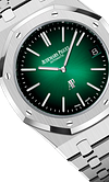 Silver 904L Steel Smoked Green Dial - Watch - 39mm