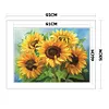 (Big Size)Sunflower - 11CT Stamped Cross Stitch - 65*50cm - Flower