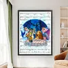 (Big Size) Lady And The Tramp Sheet Music - 11CT Stamped Cross Stitch 50*65cm/19.69*25.59in