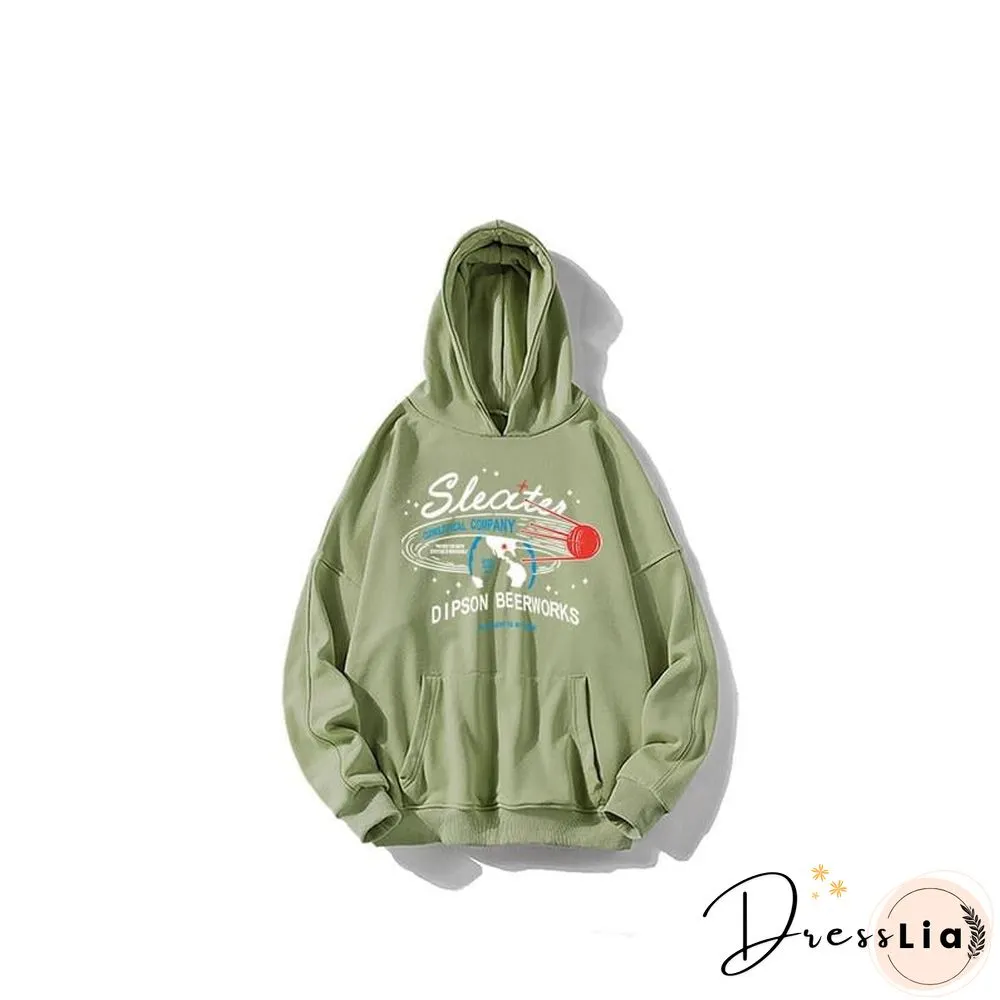 Harajuku Letter Print Hoodies Sweatshirt Spring Autumn Vintage Clothes for Women Korean Style Loose Streetwear Female Pullover
