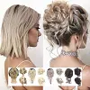 Griffe clip en d&eacute;sordre chignon extensions de cheveux