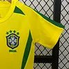 2002 Retro KIDS Brazil Home Football Shirt 1:1 Thai Quality