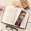 (US Local)3Pcs Special Shape Parrot 5D DIY Diamond Painting Bookmark with Pendants Craft Kit