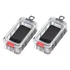 Expandable Fishing Tackle Box Luminous Waterproof Magnetic Tools Storage Box