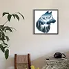 Wolf Landscape-Full Round Diamond Painting 