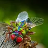 2Pcs Bionic Fly Fishing Bait Fly Fishing Hook Fly Swim Baits Fishing Accessories