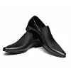 Fashion Mens Black Leather Dress Shoes 