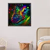 Fluorescent Butterfly-Paint by Numbers Acrylic Painting 40*40CM