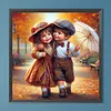 Enfance ch&eacute;rie gar&ccedil;on et fille-perceuse ronde peinture diamant-40*40cm