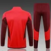 Joyfball 2024/2025 Brazil International Half-Pull Training Suit Red Football Shirt 1:1 Thai Quality