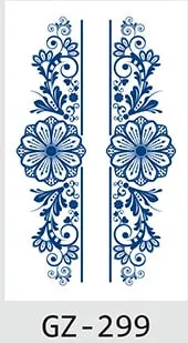 Temporary Tattoos Stickers Geometry Flower Snake Scorpion Juice Ink Lasting Waterproof Arm Chest Waist Hip Realistic Fake Tatoo