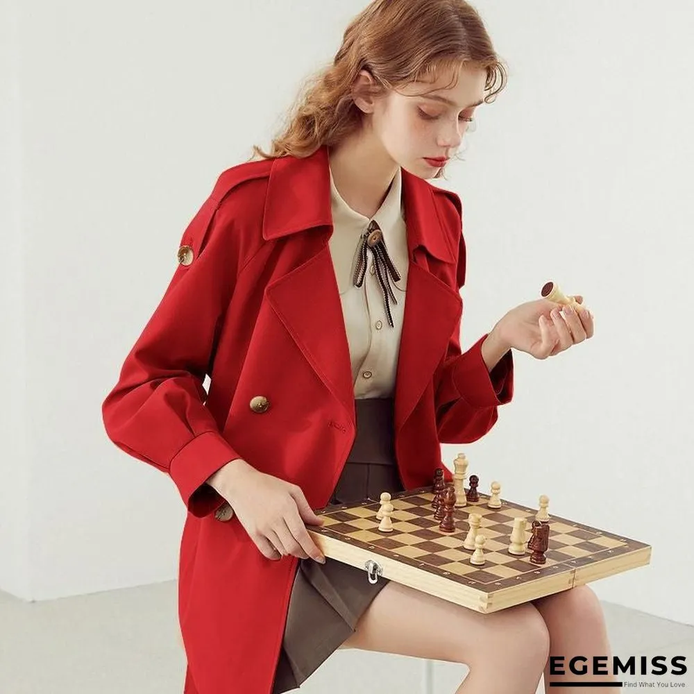 Coat Women's Long Temperament Flowing Coat | EGEMISS