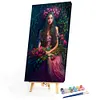 Flower Girl-Paint by Numbers Acrylic Painting 40*60cm