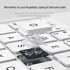 360 Degree Rotating iPad Pro 12.9 inch 6th 5 4 3rd Generation Keyboard Case Transparent, Clear with 7 Color Backlit Touchpad, Foldable, Multi-Angle, Multi-functional, Integrated Keyboard Cover