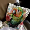 Parrot-11CT DIY Stamped Cross Stitch Shopping Bag 40*40cm/15.75*15.75in