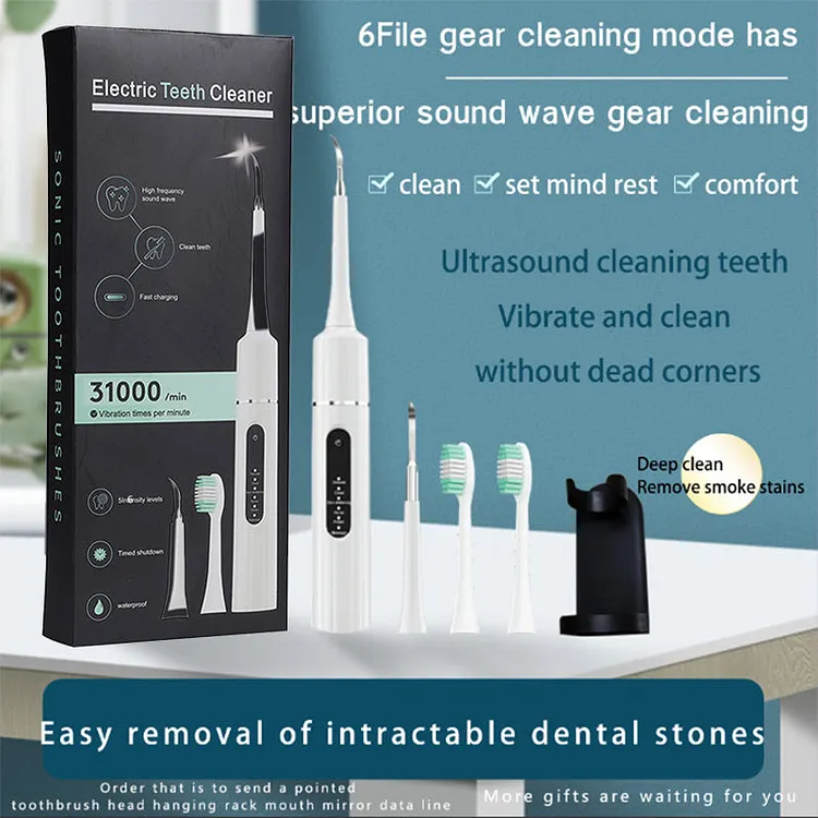 Pulitore Dentale Ultrasonico Professionale Multifunzione e Multivelocit&agrave;