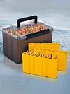 Plastic Fishing Box Minnow Squid Jig Hard Bait Container Hard Lure Sea Tool Case
