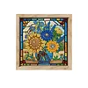 Butterfly DIY Special Shape Double sided Print Clear Diamond Art Kit Wooden Framed Diamond Painting Kit(20x20cm)