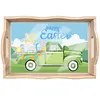 DIY Diamond Painting Wooden Tray Food Tray with Handle Living Room Decoration Easter Wooden Tray Kit