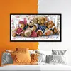 14CT/11CT Little Bear Family - Stamped Cross Stitch 54*31cm/21.26*12.2in(Brand)