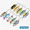 10pcs Metal Spoon Fishing Lures Spinner Bait Artificial Hard Bait Fishing Tackle